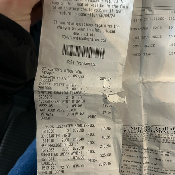 Blue floral scarf - Picture 3 of 9